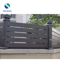 Aluminum Horizontal Slat Metal Security Fence for garden balcony  modern fence